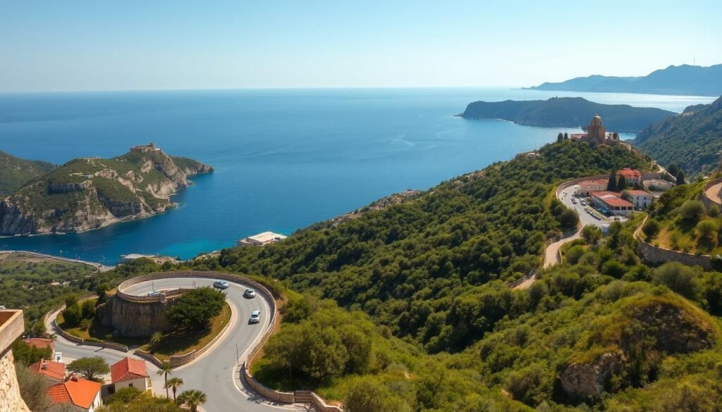 Corfu Island Coastal Drive